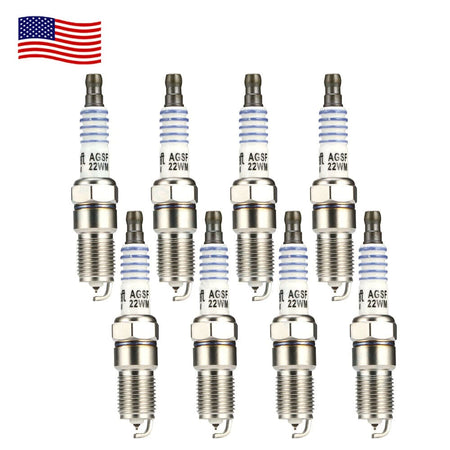 SP479 Spark Plugs AGSF22WM For Ford Lincoln Audi 8pcs