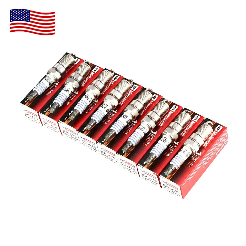 SP479 Spark Plugs AGSF22WM For Ford Lincoln Audi 8pcs
