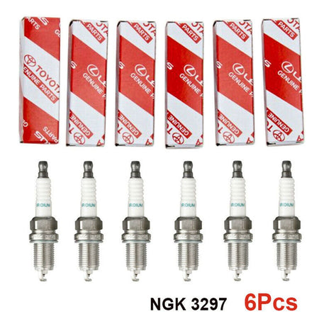 Toyota Genuine SK20R11 Iridium Spark Plugs 90919-01210 for Camry RAV4 (6PCS)