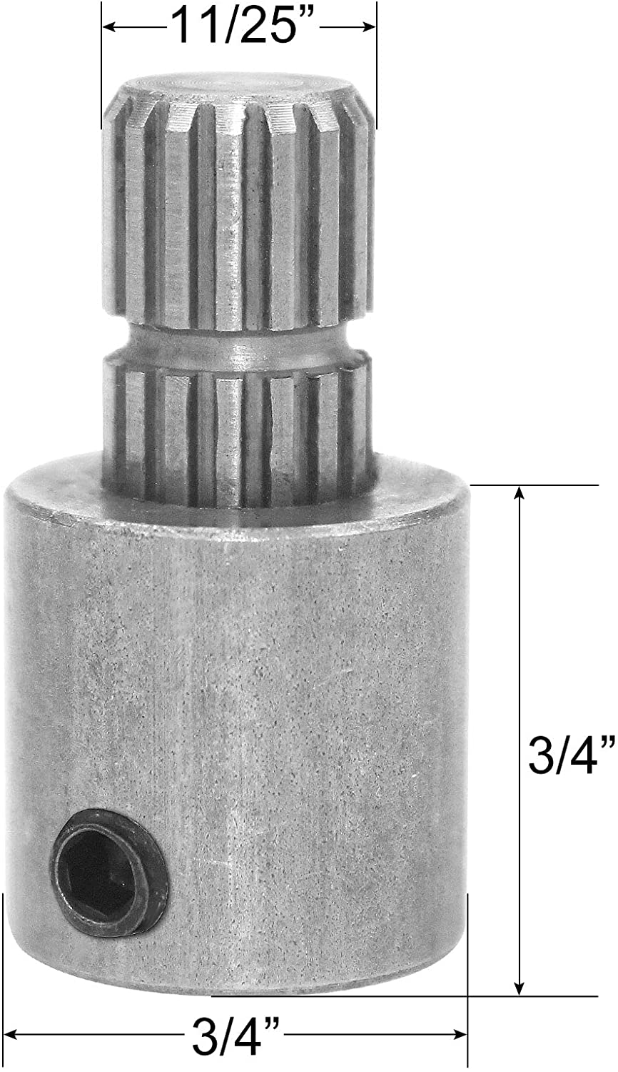 MotorbyMotor Universal Window Crank Shaft Extension Compatible with Chevy Camaro Corvette GM Buick Pontiac Olds, Door Latch Shaft Extension