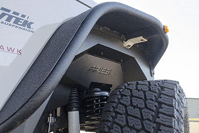 Aries Jeep Inner Fender Liners - FREE SHIPPING on Aries Flares