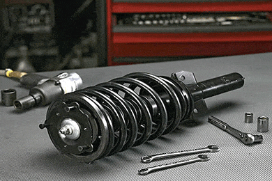 KYB Strut-Plus Spring & Strut Assembly - KYB Shock & Spring Assembly