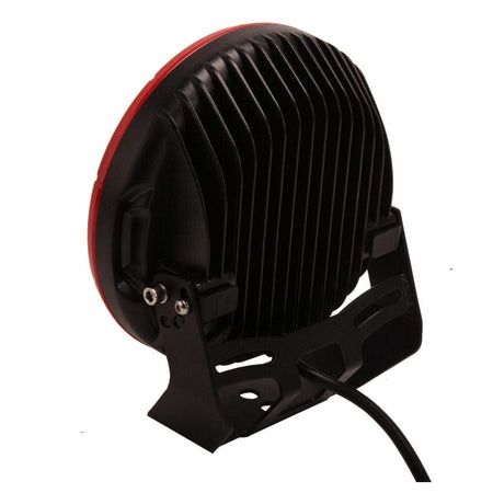 2x 9" inch 96W CREE Round Spot LED Driving Work Light offroad JEEP 4WD SUV Red