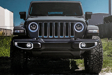 Oracle 7" High Powered LED Headlights - Improve Looks & Light Output