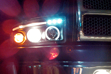 Spec-D Tuning Headlights | Projector, Halo, Black, Smoke