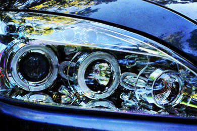 Spec-D Tuning Headlights | Projector, Halo, Black, Smoke