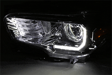 Spec-D Tuning Headlights | Projector, Halo, Black, Smoke