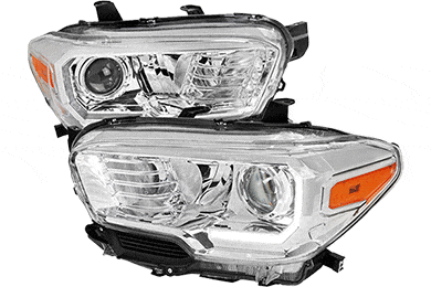Spec-D Tuning Headlights | Projector, Halo, Black, Smoke