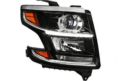 Spec-D Tuning Headlights | Projector, Halo, Black, Smoke