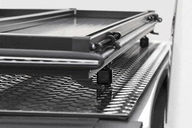 Lomax Professional Series Tri-Fold Tonneau Cover - Folding Truck Bed Cover
