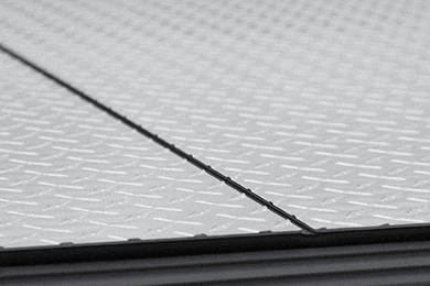 Lomax Professional Series Tri-Fold Tonneau Cover - Folding Truck Bed Cover