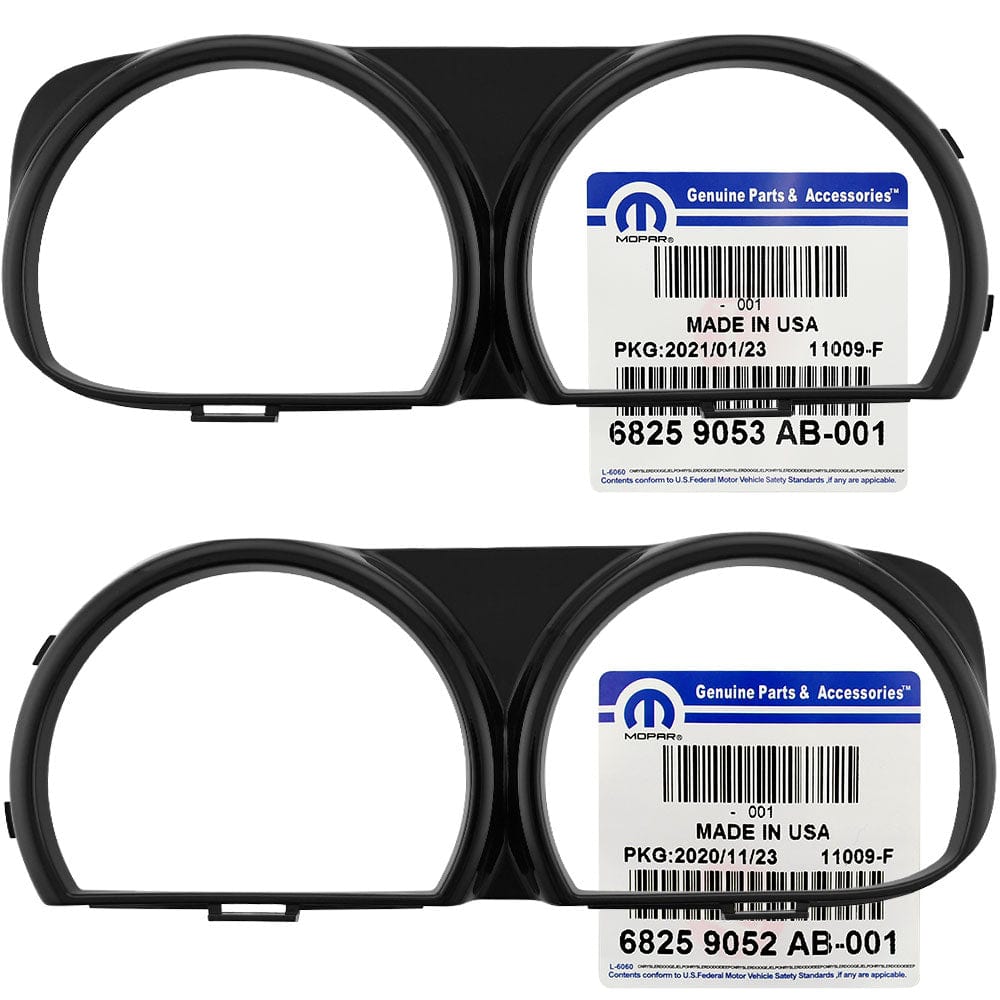Mopar Front Headlight Lamp Bezel Trim Left & Right for 2015-20 Dodge Challenger