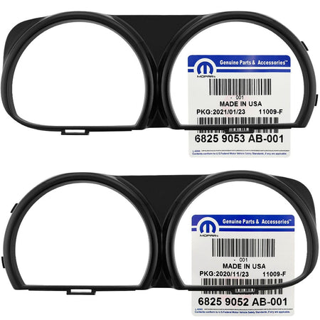 Mopar Front Headlight Lamp Bezel Trim Left & Right for 2015-20 Dodge Challenger