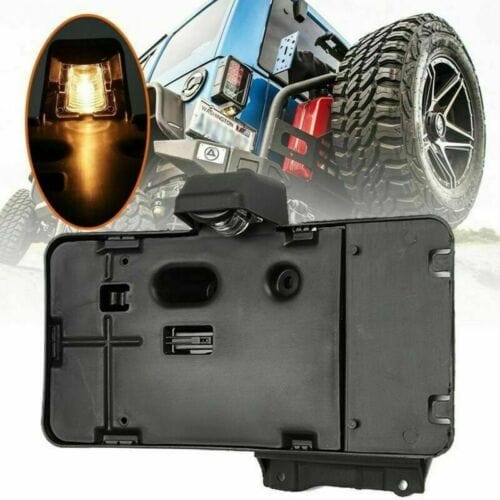 Mopar OEM Rear License Plate Mounting Bracket Holder for 2007-18 Jeep Wrangler