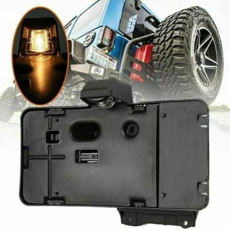Mopar OEM Rear License Plate Mounting Bracket Holder for 2007-18 Jeep Wrangler