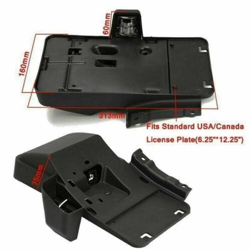 Mopar OEM Rear License Plate Mounting Bracket Holder for 2007-18 Jeep Wrangler