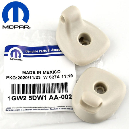 Mopar Sun Visor Clip Pair for 2008-10 Dodge Avenger Chrysler Sebring 1GW25DW1AA