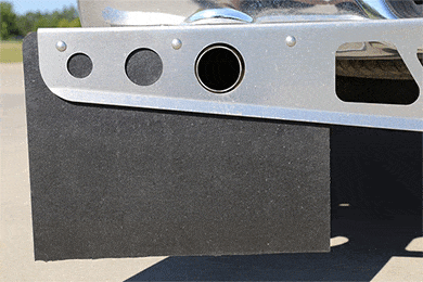Rockstar Hitch Mounted Mud Flaps - ROCKSTAR Dually Mud Flaps & Splash Guards