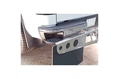 Rockstar Hitch Mounted Mud Flaps - ROCKSTAR Dually Mud Flaps & Splash Guards