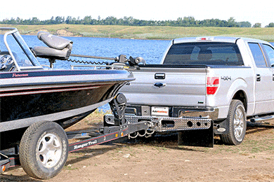 Rockstar Hitch Mounted Mud Flaps - ROCKSTAR Dually Mud Flaps & Splash Guards
