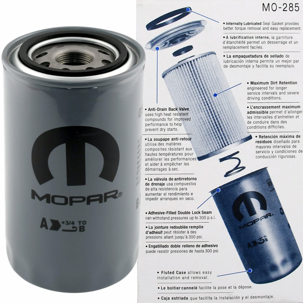 Mopar - Ram Oil Fuel Filter 68436631AA