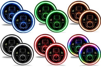 Oracle 7&quot; High Powered LED Headlights - Improve Looks & Light Output