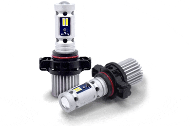 Putco Nitro 360 Fog Light Bulbs - High Output LED Fog Lights - 360 Degree Lamp Angle