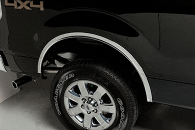 Putco Stainless Steel Fender Trim - Best Price on Putco Chrome Fender Trim for Trucks, SUV&#39;s & Cars