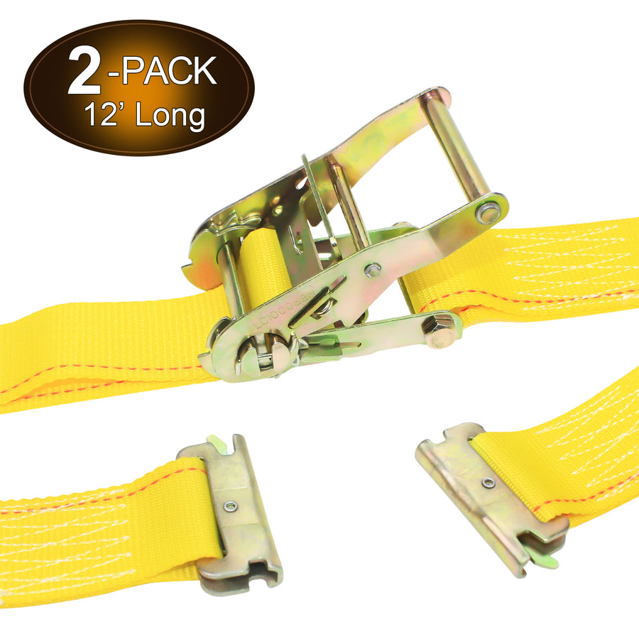 20 E-Track O Ring Tie-Down Anchors w/ E Track Spring Fittings