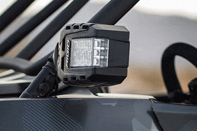 Rigid Reflect LED Side Mirrors - 1.75 to 2&quot; - FREE SHIPPING!