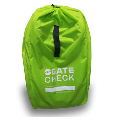 CAR SEAT TRAVEL BAG ROBBOR BEST GATE CHECK BAG FOR AIR TRAVEL DURABLE DOUBLE STRENGTH POLYESTER WITH SHOULDER STRAP WATER RESISTANT LIGHTWEIGHT ALL-IN-ONE CONVERTIBLE DESIGN CHILD CAR SEAT TRAVEL BAG