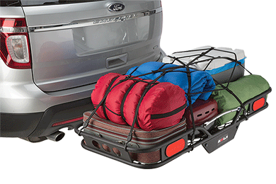 ROLA Hitch Mounted Cargo Carrier - 2 Piece Collapsable Hitch Cargo Carrier by Rola Racks