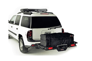 ROLA Hitch Mounted Cargo Carrier - 2 Piece Collapsable Hitch Cargo