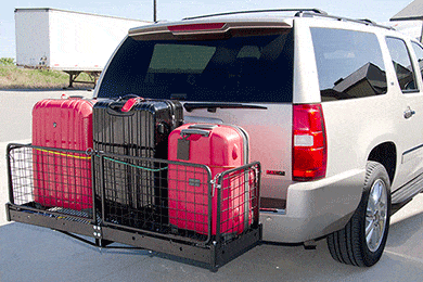 Erickson Hitch Mounted Cargo Carrier - Hitch Cargo Basket - FREE SHIPPING!