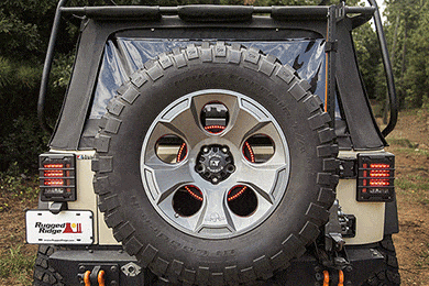 Rugged Ridge Jeep Third Brake Light LED Ring - YJ, TJ, JK - Lowest Price!
