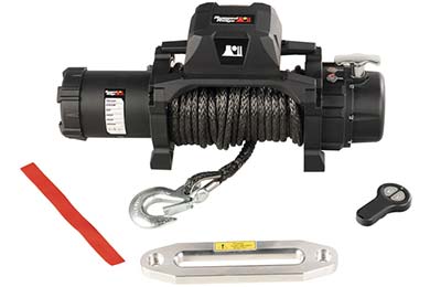 Rugged Ridge Trekker 10,000lb Winch - Galvanized & Synthetic - FREE SHIPPING!