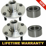 Front Wheel Bearing & Hub Assembly Fits for 2002-2005 Hyundai Sonata, 2002-2005 Kia Magentis, 2003-2005 Kia Optima Wheel Hub w/4 Lugs-930-011, 510034 (2 PACK)