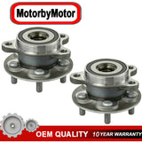 MotorbyMotor 513402 Front Wheel Bearing Hub Assembly Fits for Toyota Prius 2017 2018 2019 Wheel Hub w/5 Lugs (2 PACK)