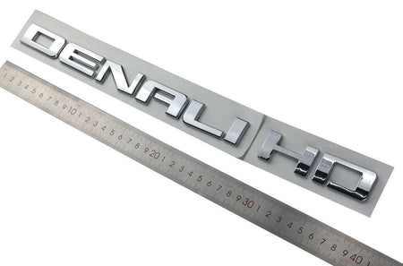 GMC Sierra Denali HD Emblems Glossy Chrome 25779765 2pc