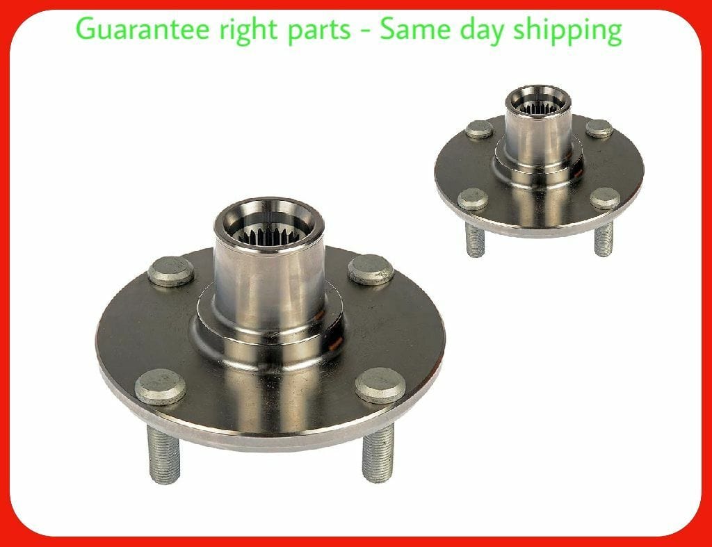 Front Wheel Bearing & Hub Assembly Fits for 2002-2005 Hyundai Sonata, 2002-2005 Kia Magentis, 2003-2005 Kia Optima Wheel Hub w/4 Lugs-930-011, 510034 (2 PACK)