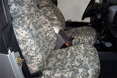 CalTrend Digital Camo Canvas Seat Covers -  Digital Camouflage Seat Cover by CalTrend