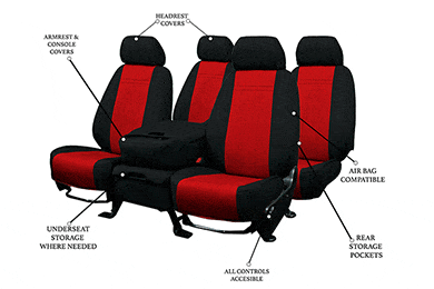 CalTrend NeoSupreme Seat Covers - Neoprene Custom Seat Covers