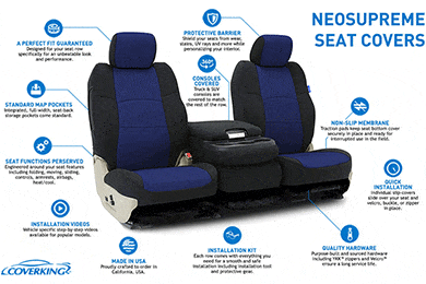 Coverking Neosupreme Seat Covers - Neoprene Custom Seat Covers