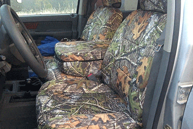 SKANDA Mossy Oak Camo Neosupreme Seat Covers By Coverking - Neoprene Seat Covers