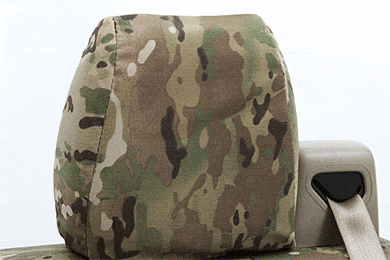 SKANDA Multi Cam Camo Seat Covers from Coverking- Tactical Ballistic Seat Cover - Best Price on Camouflage Molle Seat Covers