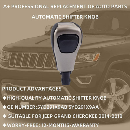 Mopar For 2014-2019 Jeep Cherokee Automatic Shifter Knob With Hardware # 5YD291X9AB US