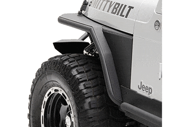 Smittybilt XRC Jeep Front Tube Fenders - Aftermarket XRC Fenders for Jeep Wranglers