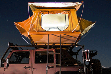 Smittybilt Overlander Tent - Overlander Rooftop Tent for Jeep Wrangler