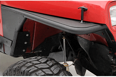 Smittybilt XRC Jeep Front Tube Fenders - Aftermarket XRC Fenders for Jeep Wranglers