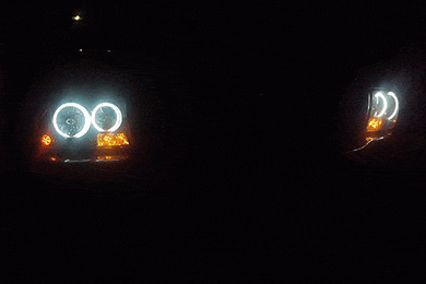 Spec-D Tuning Headlights | Projector, Halo, Black, Smoke